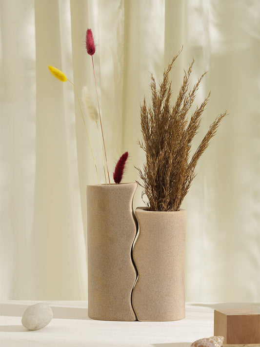 Couple Vase - Set of 2 : Modern Vase & Ceramic Vase